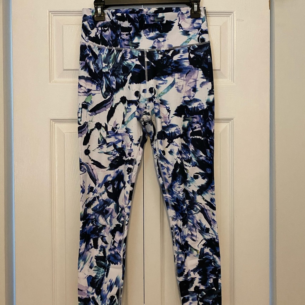 Floral printed high waist leggings